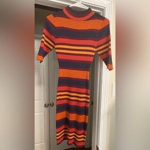 Say What multiple color stripped dress